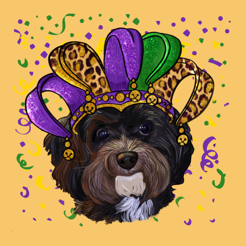 Mardi Gras Havanese Dog With Hat Vintage Hoodie by RanaPortraitStore | Teevron