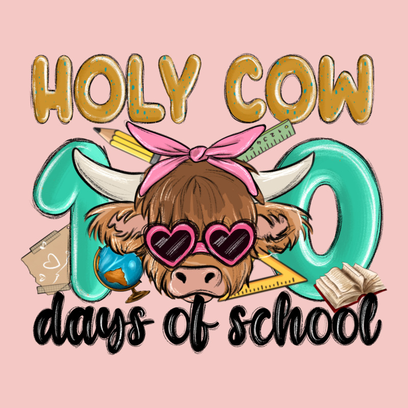 Holy Cow 100 Days Of School Urban Heavy Tee by MaliasSmallBusiness | Teevron