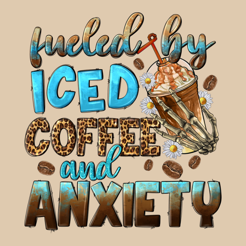 Fueled By Iced Coffee And Anxiety Heavyweight Sweatshirt by NancyCooperArtShop | Teevron
