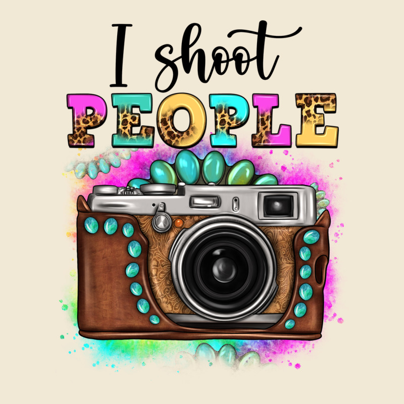 I Shoot People Tie Dye Gemstone Vintage Camera Ladies Tee by FaDigitalArtStudio | Teevron