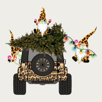 Gnomes Truck Car  Christmas Zipper Hoodie | Teevron