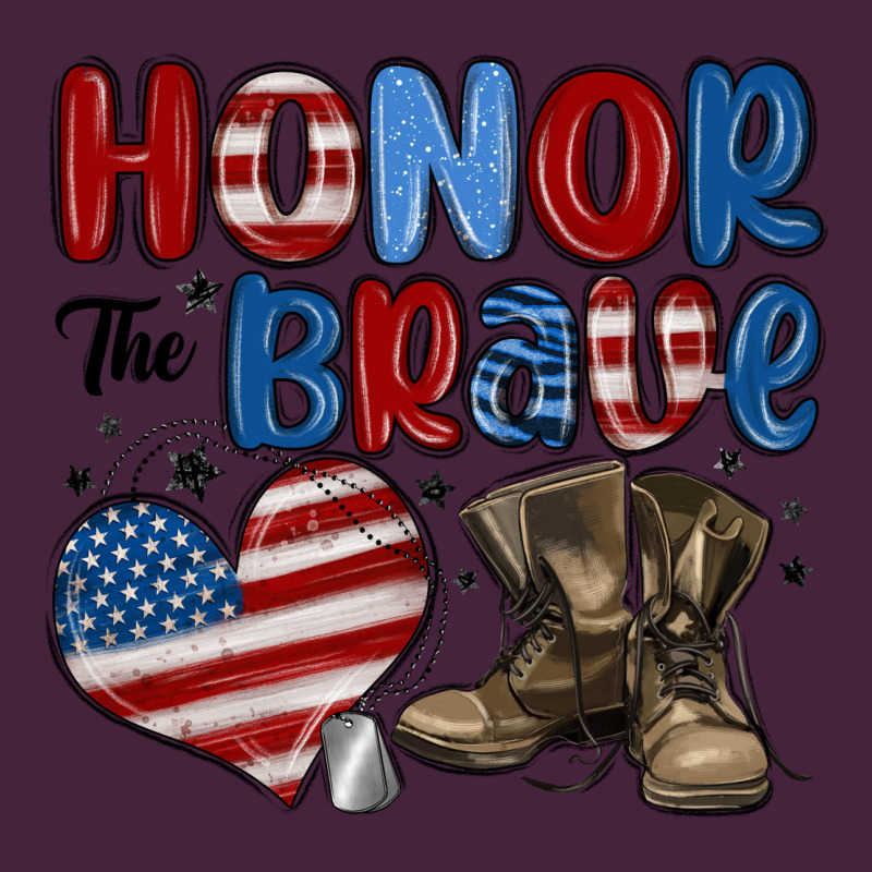 Honor The Brave Long Sleeve Tee by MaliasSmallBusiness | Teevron