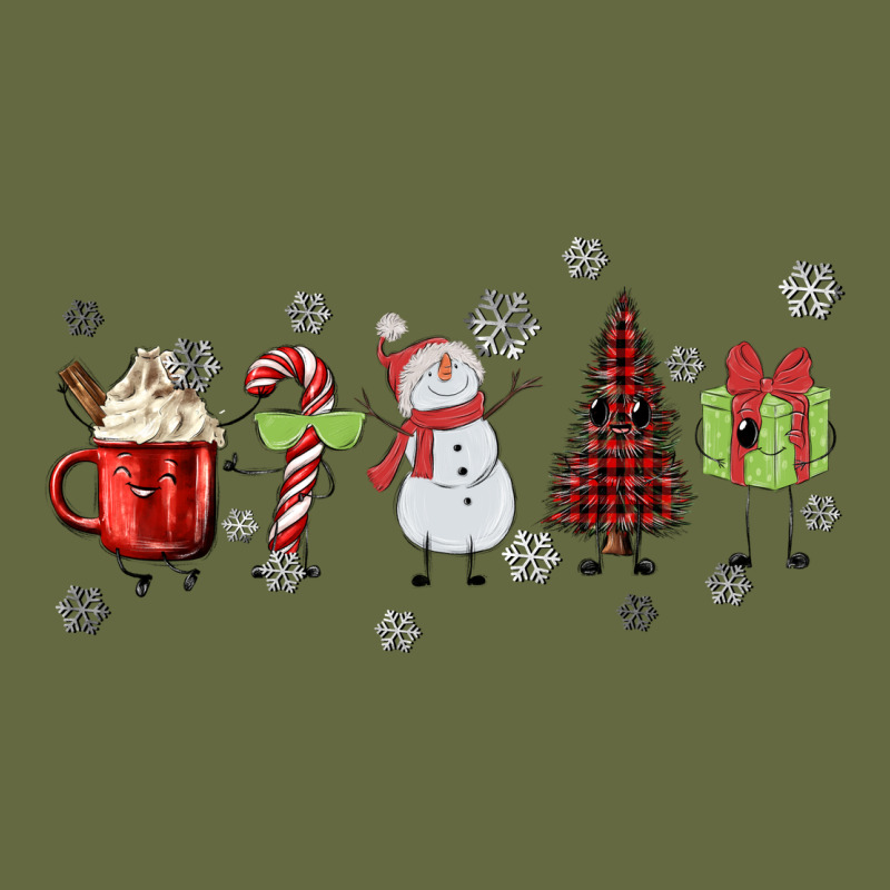 Cartoon Christmas Characters Long Sleeve Tee by MaliasSmallBusiness | Teevron