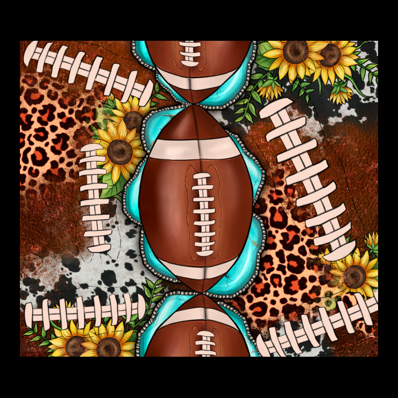 Football Leopard Gemstone Sunflower Tumbler3 Premium Tee by JahusDesignShop | Teevron