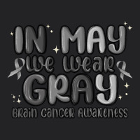 In May We Wear Gray Brain Cancer Awareness Vintage Tee | Teevron