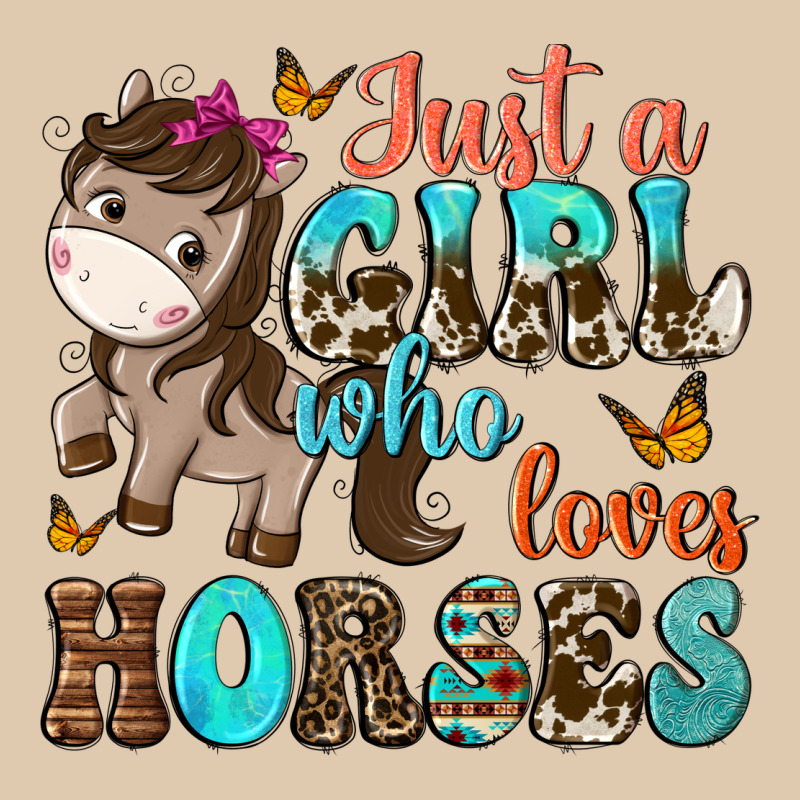 Just A Girl Who Loves Horses Heavyweight Sweatshirt by NancyCooperArtShop | Teevron