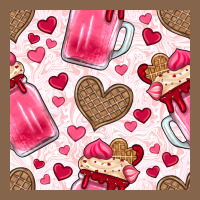 Valentines Day Milkshake Seamless Pattern Premium Tee | Teevron