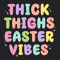 Thicks Thighs Easter Vibes Vintage Tee | Teevron