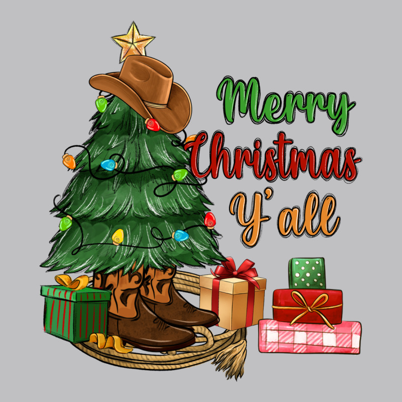 Merry Christmas Y'all Long Sleeve Tee by MaliasSmallBusiness | Teevron