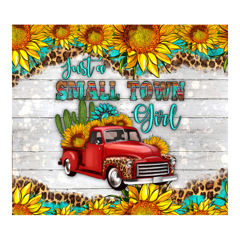 Just A Small Town Girl With Car Ladies Tee by HRA Design Shop | Teevron
