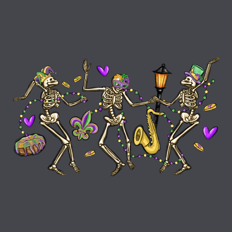 Dancing Skeletons Mardi Gras Classic Tee by MaliasSmallBusiness | Teevron