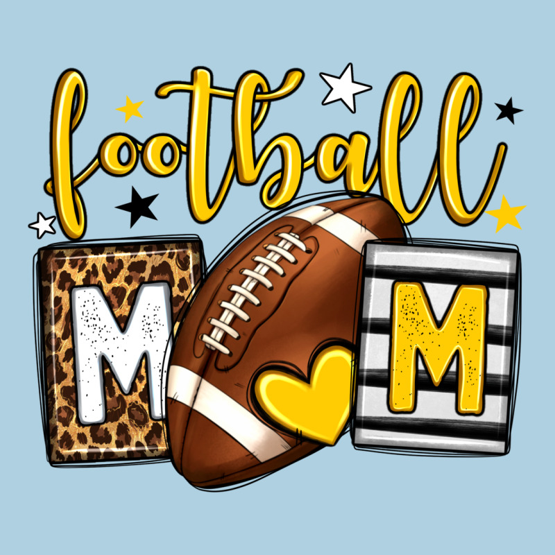 Football Mom Yellow Team Color Premium Hoodie by HowdyJamesFarm | Teevron