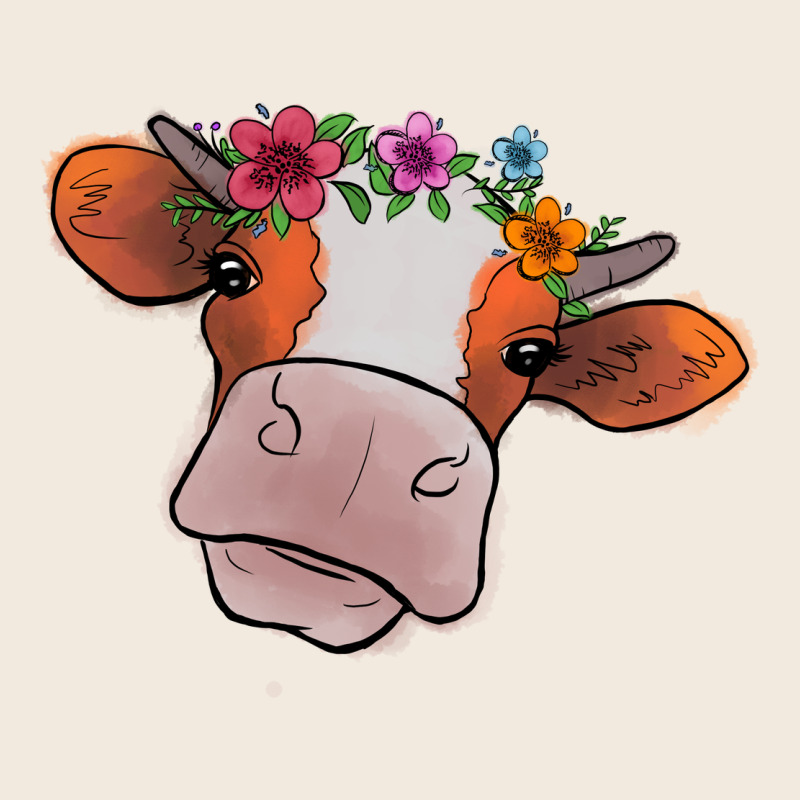 Cow With Flowers Zipper Hoodie by Bettercallsaul | Teevron