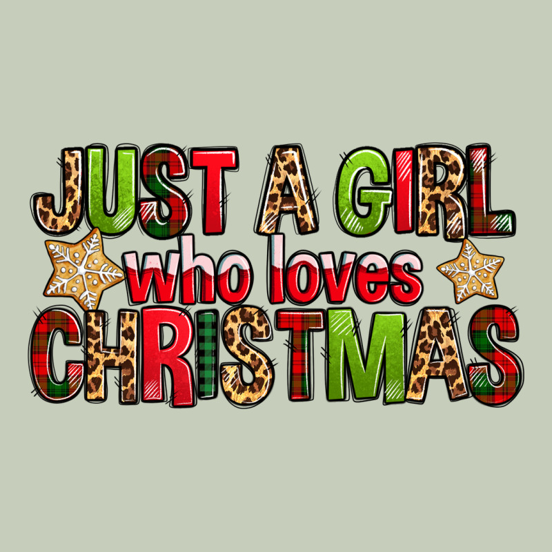 Just A Girl Who Loves Christmas With Cookies Ladies Tee by FaDigitalArtStudio | Teevron