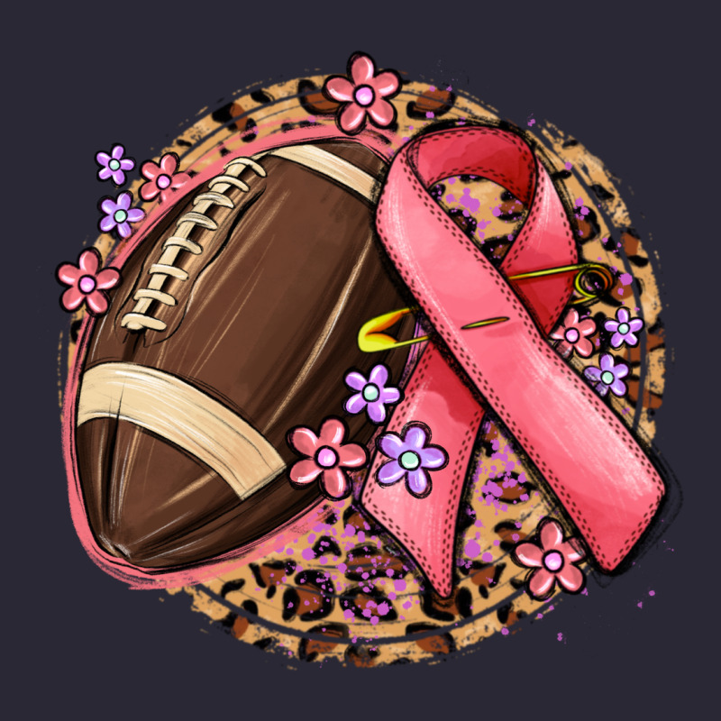 Breast Cancer Ribbon And American Football Vintage Tee by MaliasSmallBusiness | Teevron