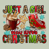 Just A Girl Who Loves Christmas Ladies Tee | Teevron
