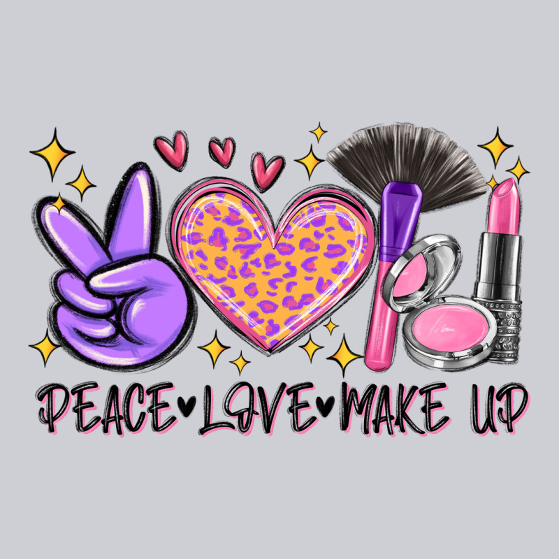 Peace Love Make Up Heavyweight Sweatshirt by MaliasSmallBusiness | Teevron