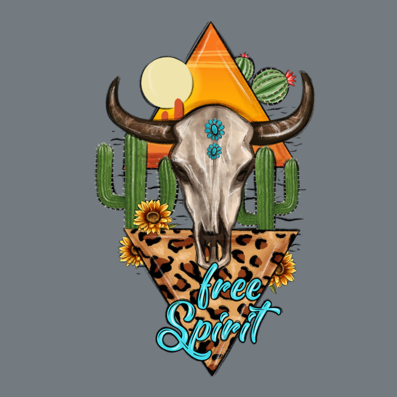 Free Spirit Bull Skull Heavyweight Sweatshirt by MaliasSmallBusiness | Teevron