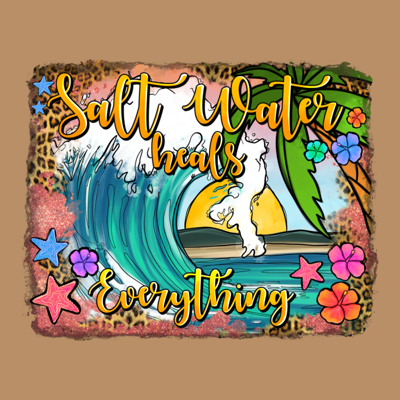 Salt Water Heals Everything Vintage Hoodie by Jasminsmagicworld | Teevron