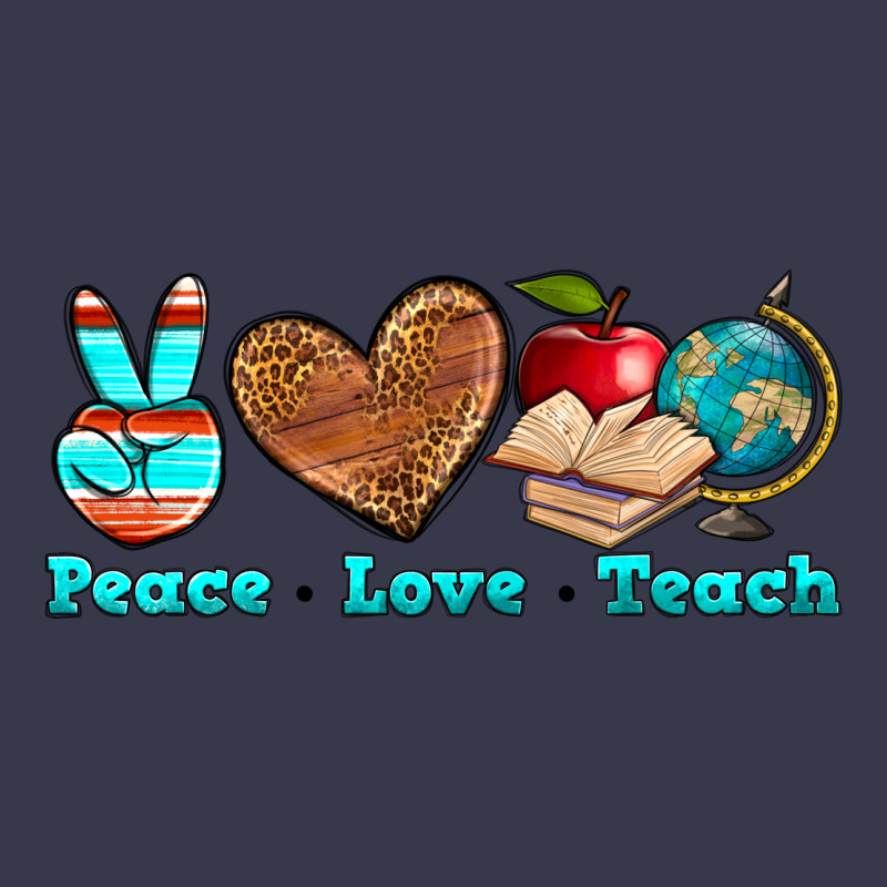Peace Love Teach Long Sleeve Tee by NancyCooperArtShop | Teevron