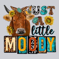 Just A Little Moody With Cow Heavyweight Sweatshirt | Teevron