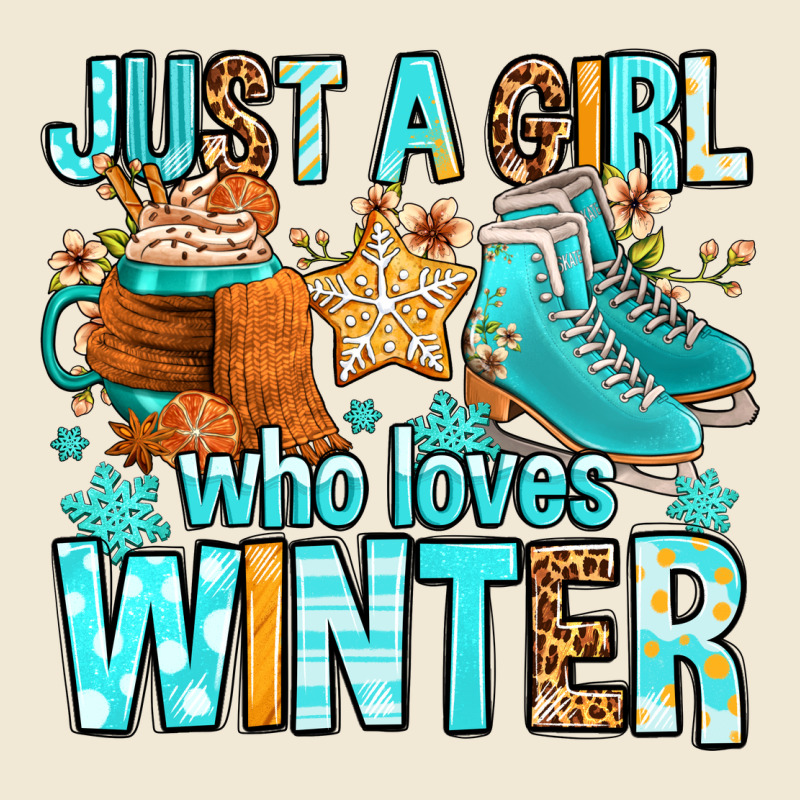 Just A Girl Who Loves Winter Ladies Tee by FaDigitalArtStudio | Teevron