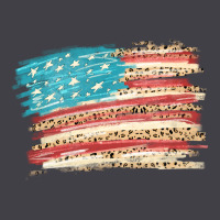 American Flag With Leopard Heavyweight Hoodie | Teevron