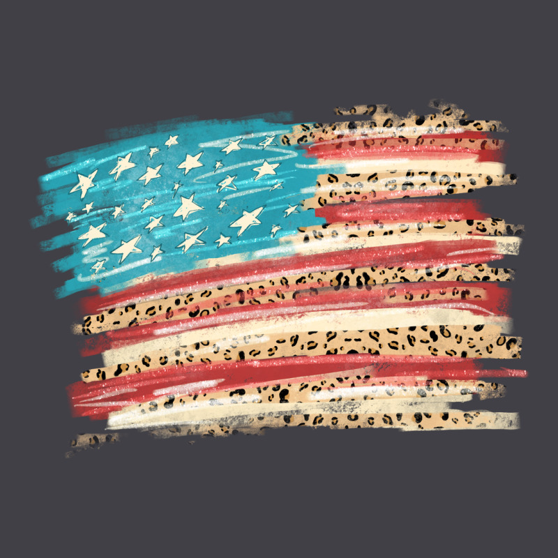 American Flag With Leopard Heavyweight Hoodie by HowdyJamesFarm | Teevron