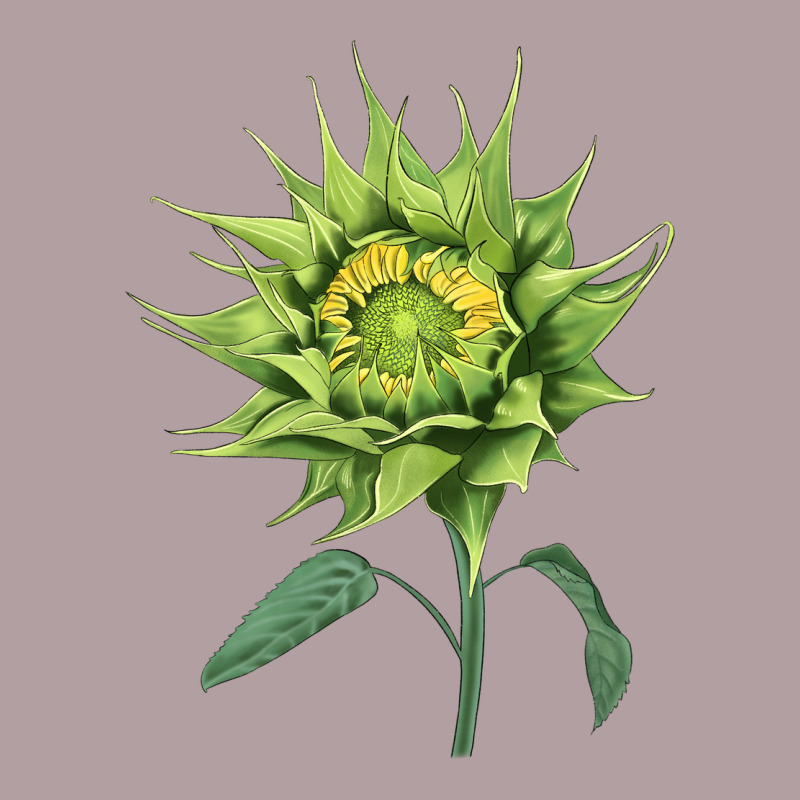 Sun Fill Green Green Sunflower Vintage Hoodie by LillyAllenDesigns | Teevron