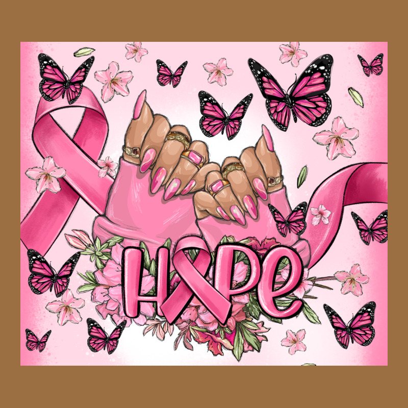 Breast Cancer Nails Hope Vintage Tee by MaliasSmallBusiness | Teevron