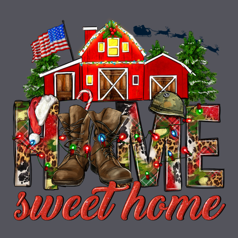 Army Christmas Home Sweet Home Vintage Hoodie by NancyCooperArtShop | Teevron