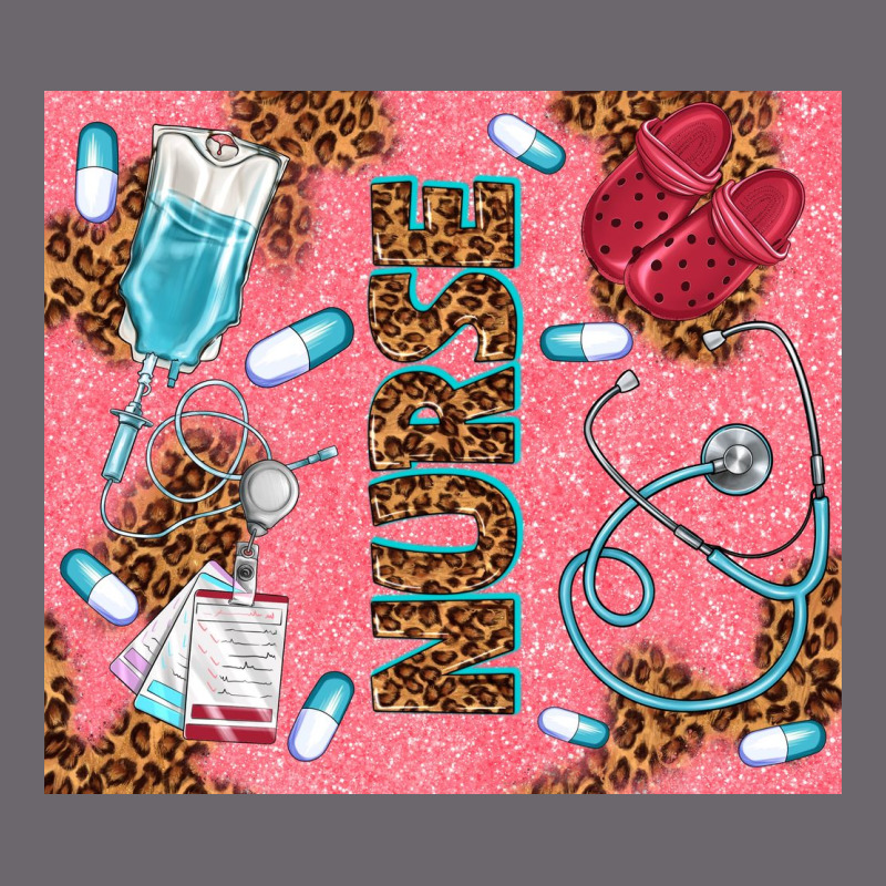 Pink Glitter Nurse Premium Sweatshirt by TumblerDesignByShophia | Teevron