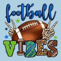 Football Vibes Green And Blue Premium Hoodie | Teevron
