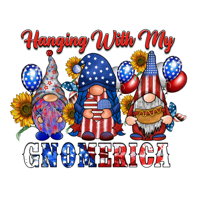 Hangin With My Gnomerica Ladies Tee by RacoonDesign | Teevron