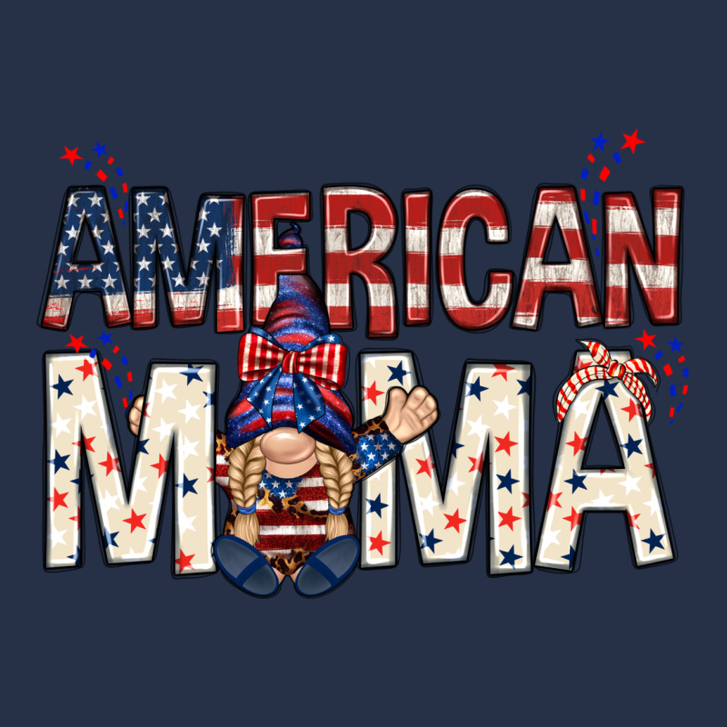 American Mama With Gnome Mother's Day Premium Hoodie by HowdyJamesFarm | Teevron