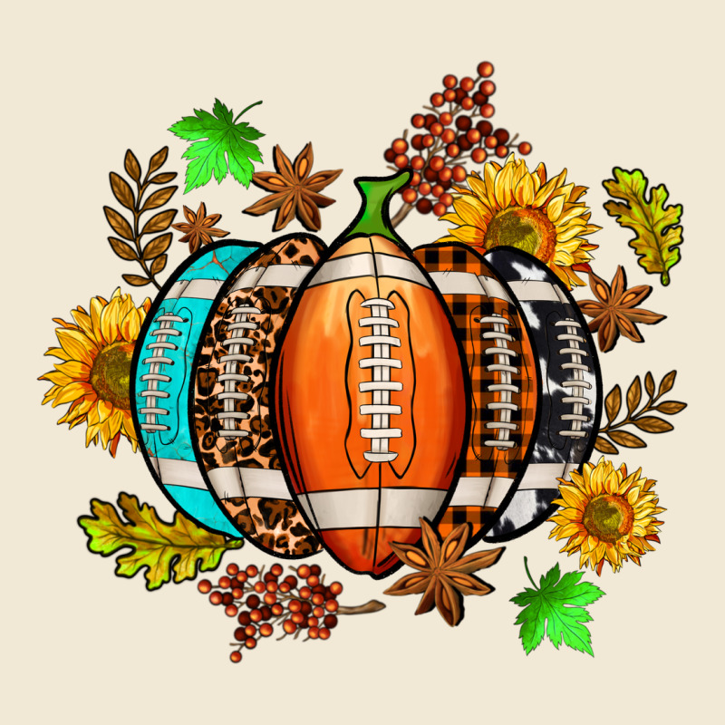 Fall Football Sunflower And Fall Premium Tee by AdoDesignShop | Teevron