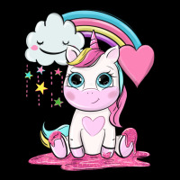 Cute Unicorn And Rainbow Heavyweight Sweatshirt | Teevron