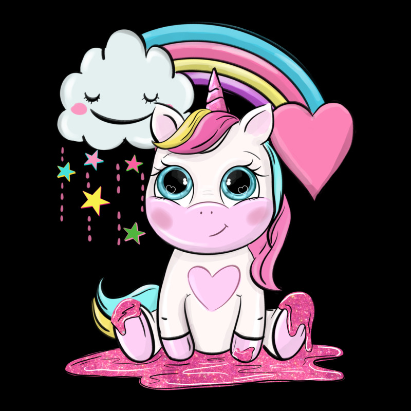 Cute Unicorn And Rainbow Heavyweight Sweatshirt by NancyCooperArtShop | Teevron