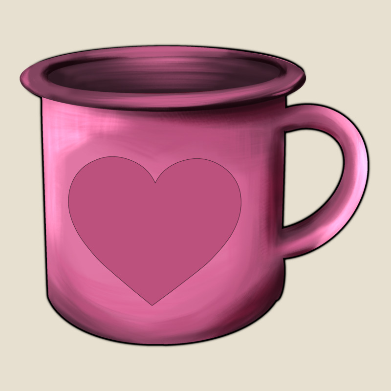 Valentine's Day Heart Mug Urban Heavy Tee by AdoDesignShop | Teevron