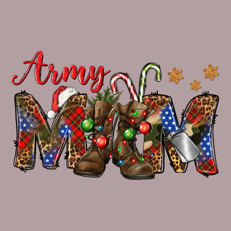 Christmas Army Mom Vintage Hoodie by NancyCooperArtShop | Teevron