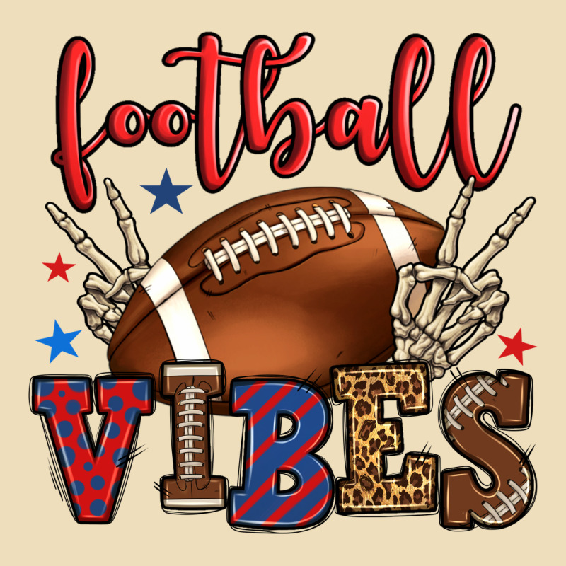 Football Vibes Red And Blue Premium Hoodie by HowdyJamesFarm | Teevron
