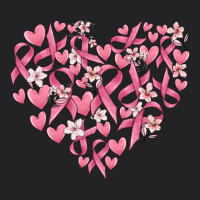 Breast Cancer Awareness Heart Vintage Tee | Teevron