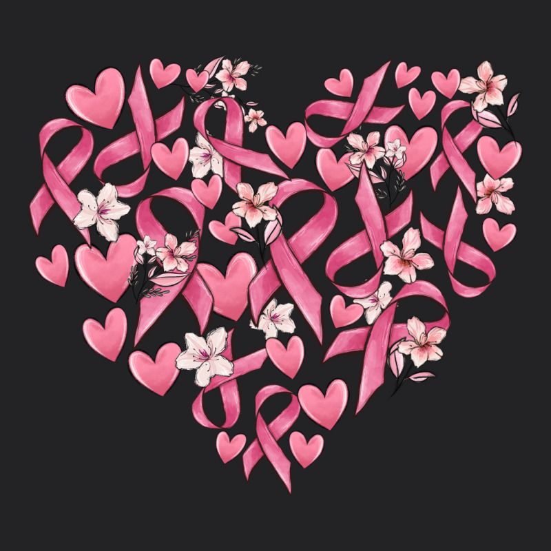 Breast Cancer Awareness Heart Vintage Tee by MaliasSmallBusiness | Teevron