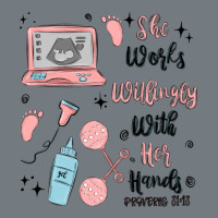 She Works Willingly With Her Hands Heavyweight Sweatshirt | Teevron