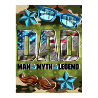 Dad Man Myth Legend Air Freshener Ladies Tee | Teevron