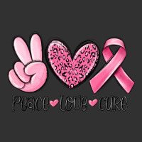 Peace Love Cure Breast Cancer Urban Heavy Tee | Teevron