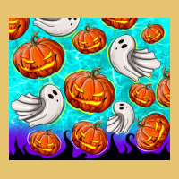 Halloween Pumpkins With Ghosts Premium Sweatshirt | Teevron