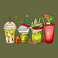 Christmas Characters Coffee Cups Long Sleeve Tee | Teevron