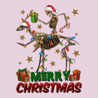 Merry Christmas Deer Skeleton Ladies Tee | Teevron