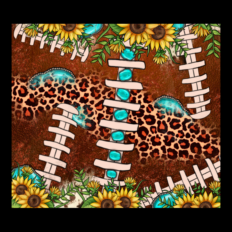 Football Leopard Gemstone Sunflower Premium Tee by JahusDesignShop | Teevron